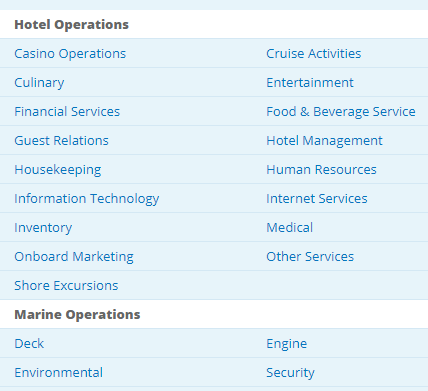 Celebrity Cruises Jobs